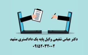 وکیل متخصص در قراردادهای آنلاین و معامله از راه دور